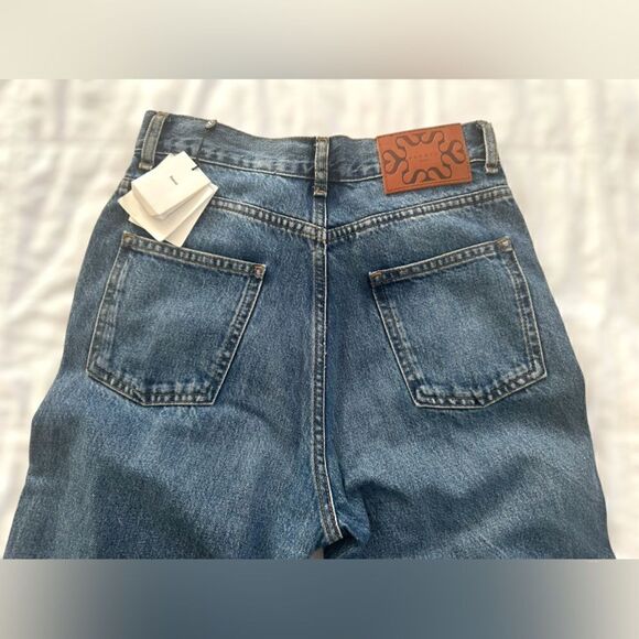 SANDRO Faded Jeans Straight Leg Style Size 36 (4-6) - Picture 7 of 16